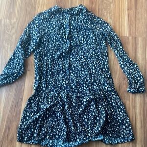 Midnight blue Floral dress